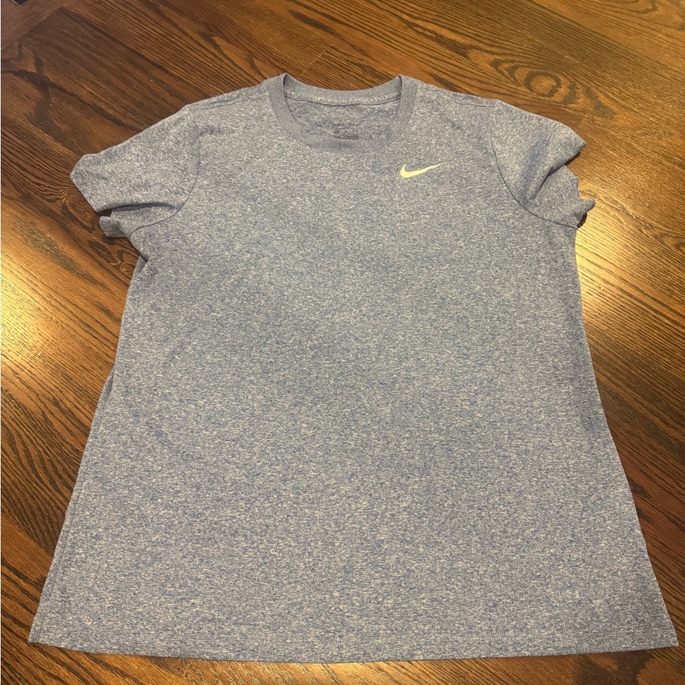 Nike Heathered Blue Dri-FIT Tee